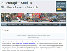 Tablet Screenshot of heterotopiastudies.com